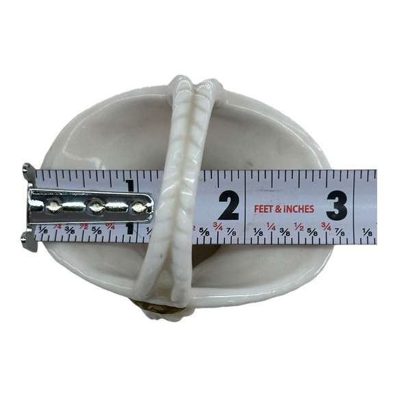 February Birthday Angel Adriane Basket Figure Purple Rhinestones DAMAGE READ VTG - Picture 9 of 12